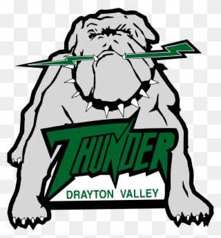 Drayton Valley Thunder Logo Clipart