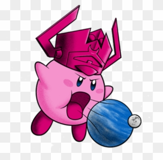 Inhaler Of Worlds - Nintendo Kirby Galactus Clipart