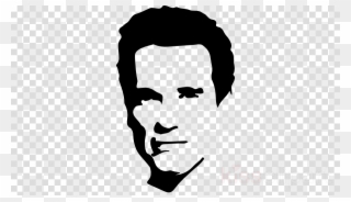 Arnold Schwarzenegger Silhouette Clipart Arnold Schwarzenegger - Arnold Schwarzenegger Face Drawing - Png Download