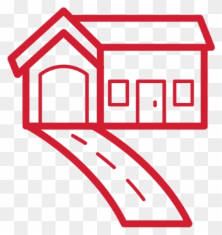 Driveway - House Clipart