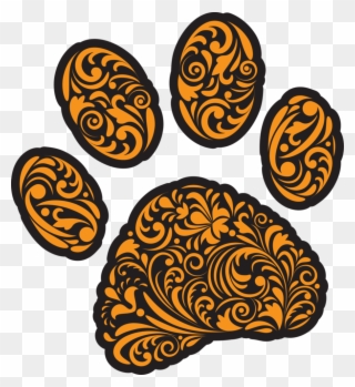 2018-2019 Vvhs Cheerleaders - Paw Clipart