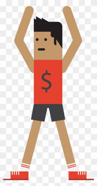 Sign Up For The 30-day Financial Fitness Challenge - Illustration Clipart