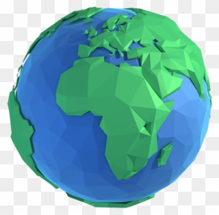 Planets Clipart Animated Globe - 3d Model Of Earth - Png Download