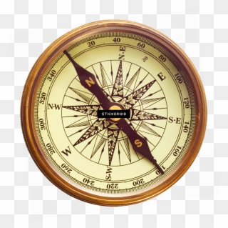Wooden Compass - Cafepress Vintage Compass Tile Coaster Clipart