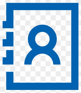 Free Address Book Icon Png - Simbolo De Libreta Png Clipart