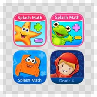 Splash Math Grades 1-4 Comprehensive And Interactive - Cartoon Clipart