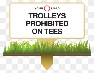 Double Sided Sign - Golf Clipart