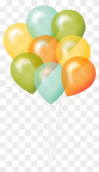 Ballons,globos,balloons Clipart Smiley, Birthday Clips, - Balloons Cartoon Transparent - Png Download