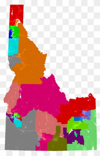 Idaho House Of Representatives Redistricting Png Transparent - Map Of Dams In Idaho Clipart