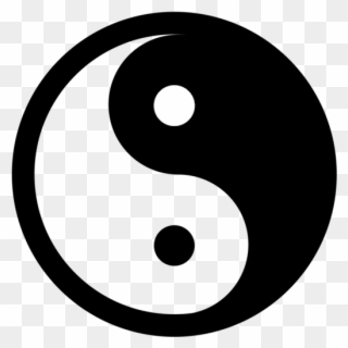 Computer Icons Yin And Yang Taoism Symbol Encapsulated - Yin And Yang Printable Clipart