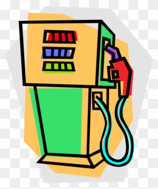Vector Illustration Of Gas Station Petroleum Fuel Gasoline - Gas Pump Clipart