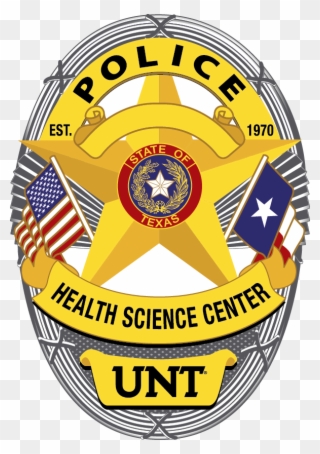 Hsc Police Badge - University Of North Texas Clipart