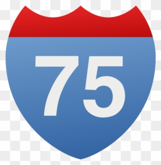Interstate 75 Logo Number Brand Computer Icons - Clip Art - Png Download