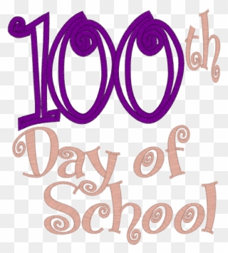 100th Day Of School - 100 Days Of School Clipart