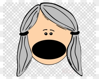 Cartoon Woman With Big Mouth Clipart Cartoon Clip Art - Clip Art - Png Download