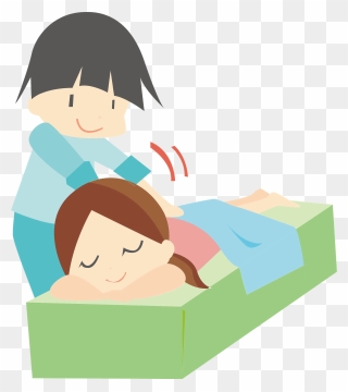 The Osteopath Would Give Me A Quick Treatment By Pushing - マッサージ 師 イラスト Clipart