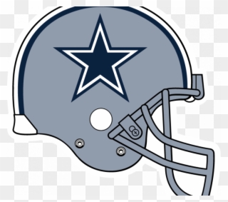 Dallas Cowboys Clipart Throwback - Dallas Cowboys Logo Helmet Transparent - Png Download