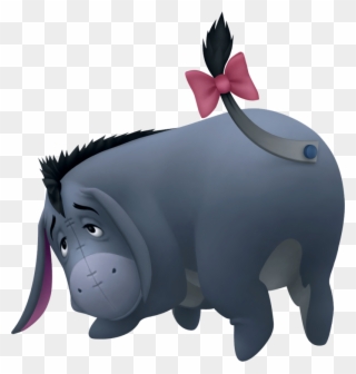 Eeyore Transparent Png - Kingdom Hearts Eeyore Clipart