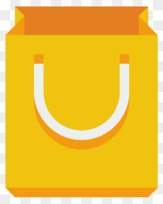 Bag, Basket, Buy, Shopping, Shopping Bag Icon - Yellow Shopping Bag Icon Clipart