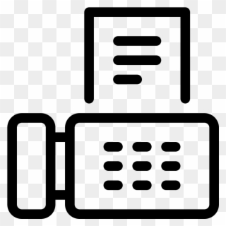 Communication Phone Fax - Icon Clipart