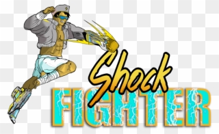 Shock Fighter - Graphic Design Clipart