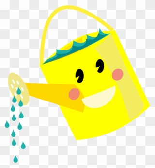 Watering Cans Splash - Watering Can Cute Clipart - Png Download