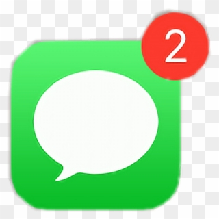 Messages App Notification Iphone Freetoedit - Iphone Clipart