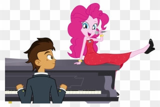 Eqg Plume And Pinkie Pie At The - Pinkie Pie And Cheese Sandwich Eg Clipart