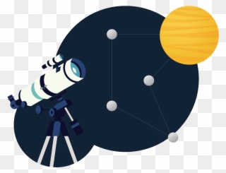 Link Building For Seo - Telescope Constellation Clipart