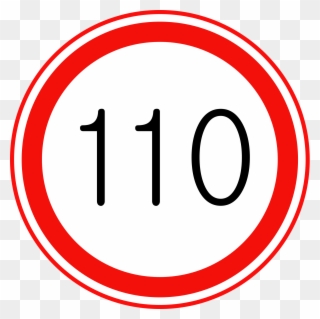Open - Speed Limit 90 Png Clipart