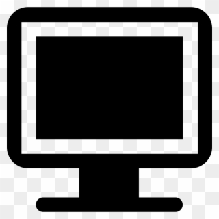 Monitor With Mouse Cursor - Digital Computer Icon Clipart
