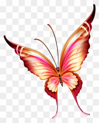 Фото, Автор Ya - Pink Butterfly Throw Blanket Clipart