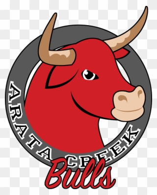 Arata Creek Bulls Mascot - Arata Creek School Clipart
