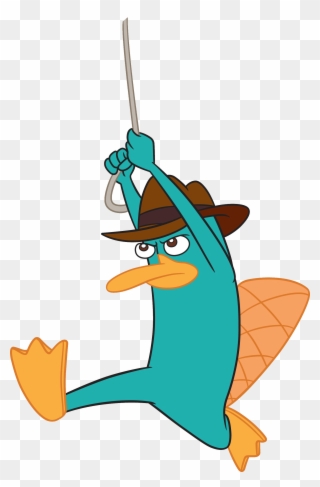 Agent P To The Rescue - Phineas And Ferb Perry Transparent Clipart