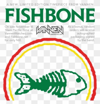 Limited Edition Fishbone X Vannen Artist Watch On Sale - Poste Tunisie Clipart