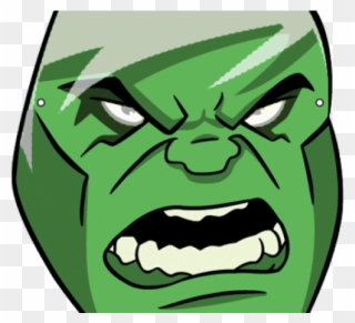 Incredible Hulk Face Printable Clipart