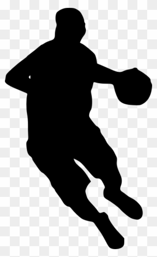 Basketball Player Silhouette Png - Portable Network Graphics Clipart