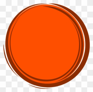 Orange Frame Cliparts 4, Buy Clip Art - Circle - Png Download