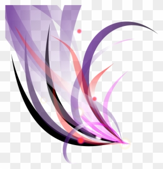 Clip Art Purple Abstract - Clip Art - Png Download