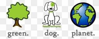 To Help The Environment And Your Dog On Earth Day - Cartoon Clipart