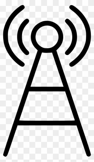 Communication Tower, Signal Tower, Wifi Antenna, Wifi - Distributed Antenna Systems Icon Clipart
