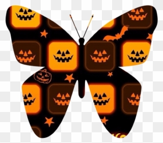 The Community For Graphics Enthusiasts Clip Library - Halloween Butterfly Clipart - Png Download
