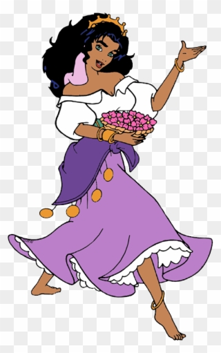 Esmeralda Singing - The Walt Disney Company Clipart
