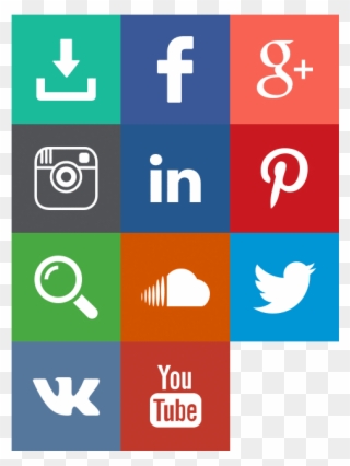 Social Media Logo Gif - Social Media Platform Logos Clipart