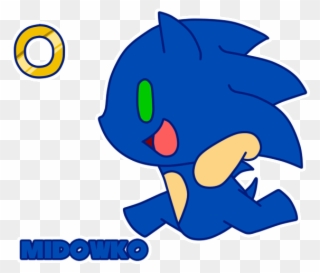 Sonic Sticker - Cute Sonic Running Gif Clipart