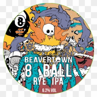 Beavertown 8ball Keg - Beavertown 8 Ball Clipart