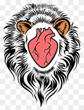 Line Art Lionheart - Leo Zodiac Sign Lion Clipart