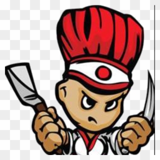 Grill Clipart Grill Master - Japanese Chef Hat Cartoon - Png Download