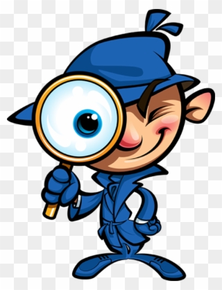 Pbl Investigation Laboratory - Detective Cartoon Png Clipart