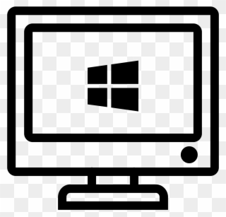 This Icon Looks Just Like A Computer Monitor With A - Windows Client Icon Clipart